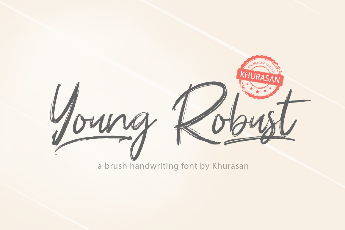 Young Robust font